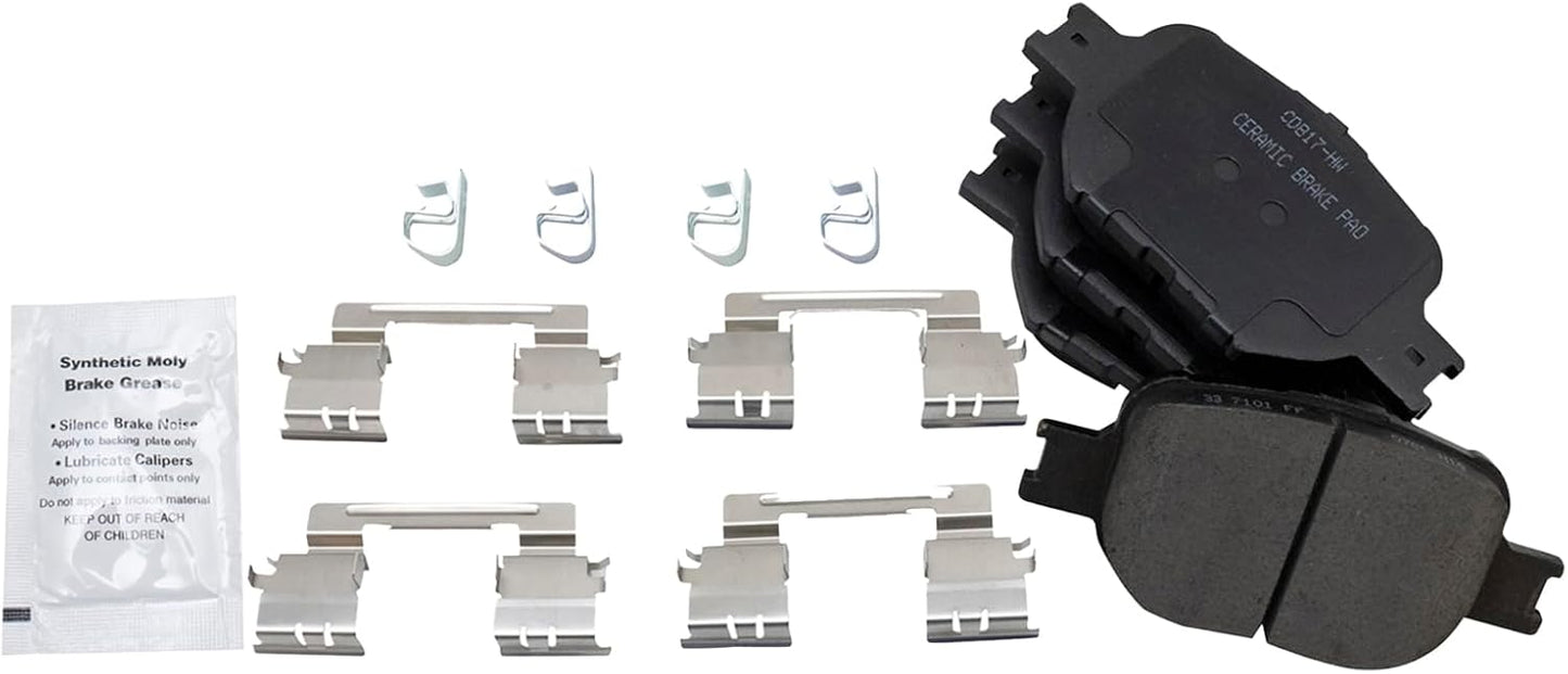 TRQ Front Brake Pads Ceramic for 2005-2010 Scion tC & Toyota