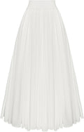 Scarlet Darkness Women Casual Maxi Skirt Flowy Bohemian - Versatile