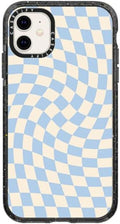 CASETiFY Impact Case for iPhone 11 - Clear Black Baby Blue Twist