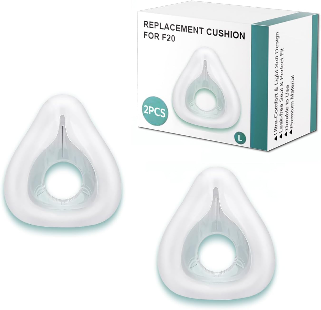 Replacement Cushion for AirFit F20 Large CPAP Mask - 2 Packs