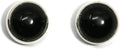 Black Onyx Sterling Silver Stud Earrings - Classic Everyday Style