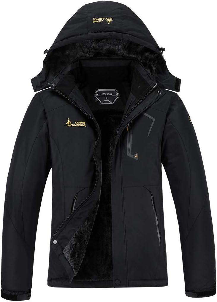 MOERDENG Women's Waterproof Ski Jacket for Winter Sports