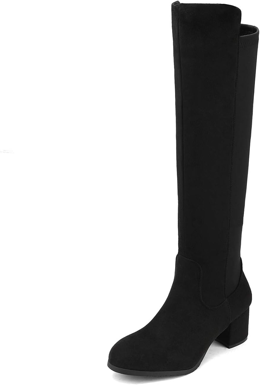 DREAM PAIRS Women's Knee High Stretchy Fashion Boots for Style