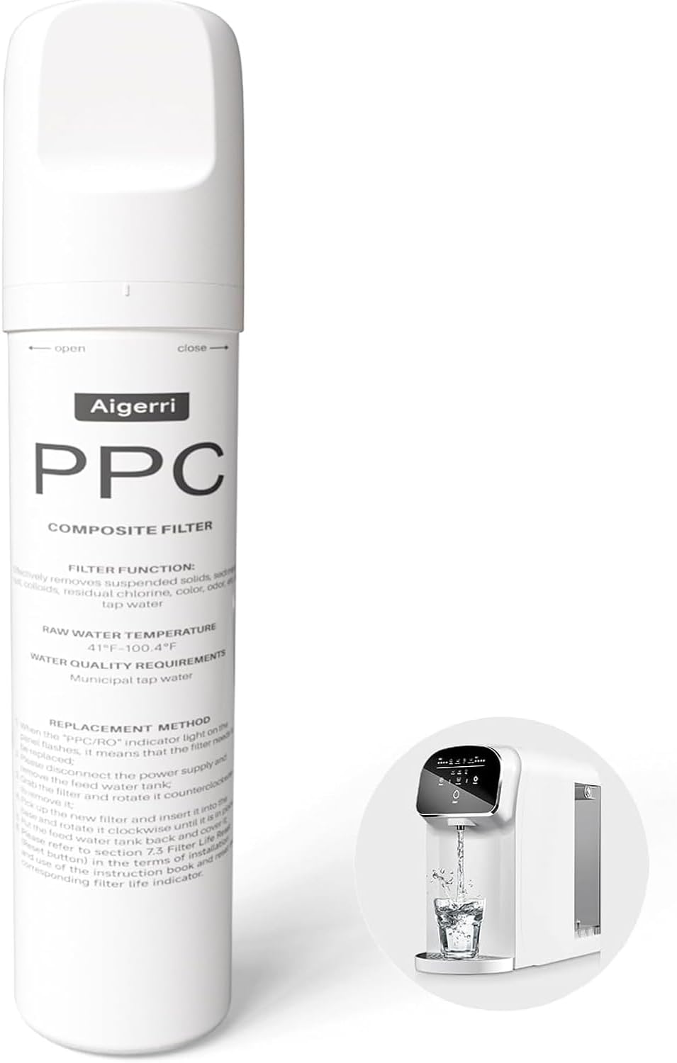 PPC Filter Replacement Cartridge for Superior Water Filtration