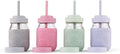 16 oz Mason Jar Cups with Straw Lids and Silicone Sleeves - Kids