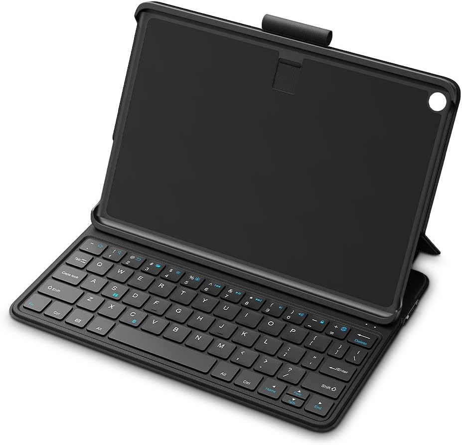 FINTIE Bluetooth Keyboard Case for Fire HD 10 - Effortless Typing
