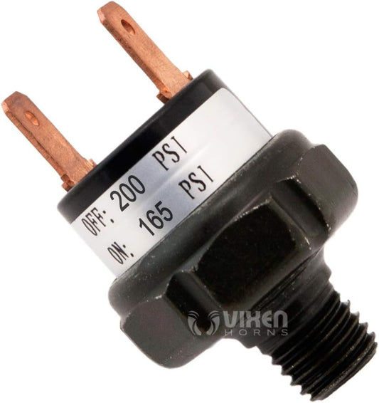 Reliable 165-200 PSI Air Pressure Switch for Loud Train Horns!