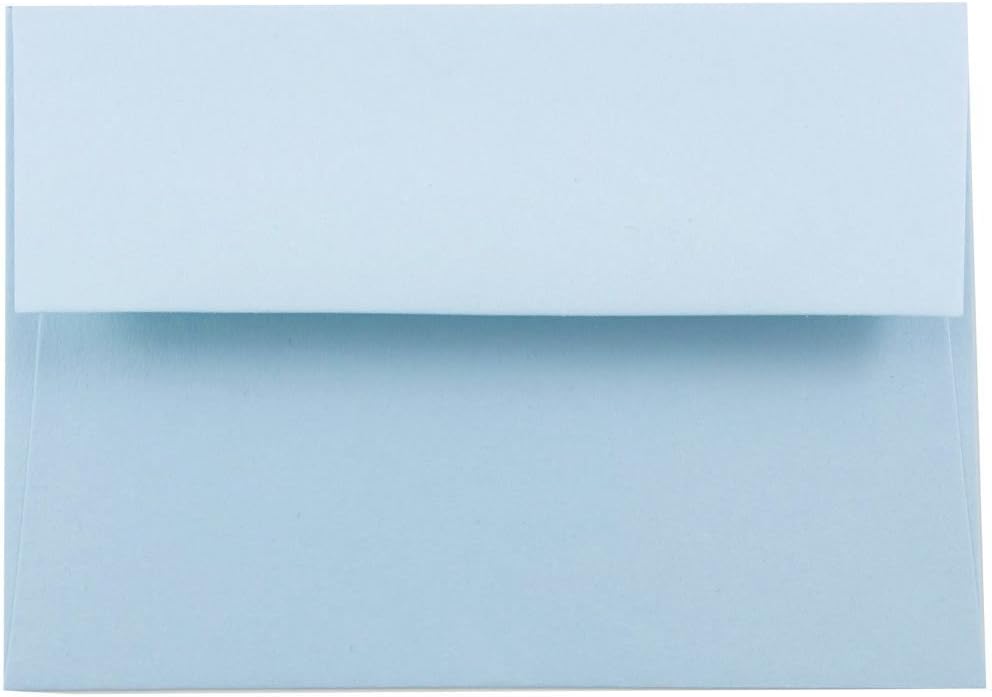 JAM PAPER A2 Premium Baby Blue Invitation Envelopes - 500 Pack