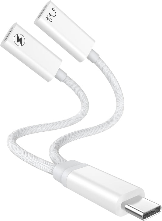 Premium MFi Certified USB C Audio Splitter