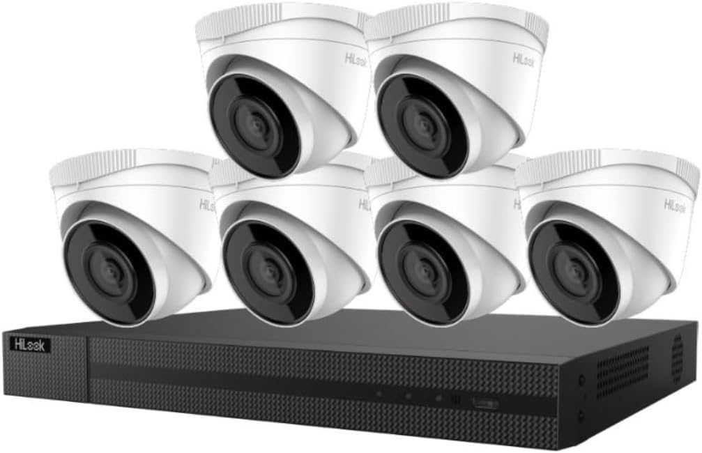 kvson HiLook Series 4K Security Camera System with 2TB NVR