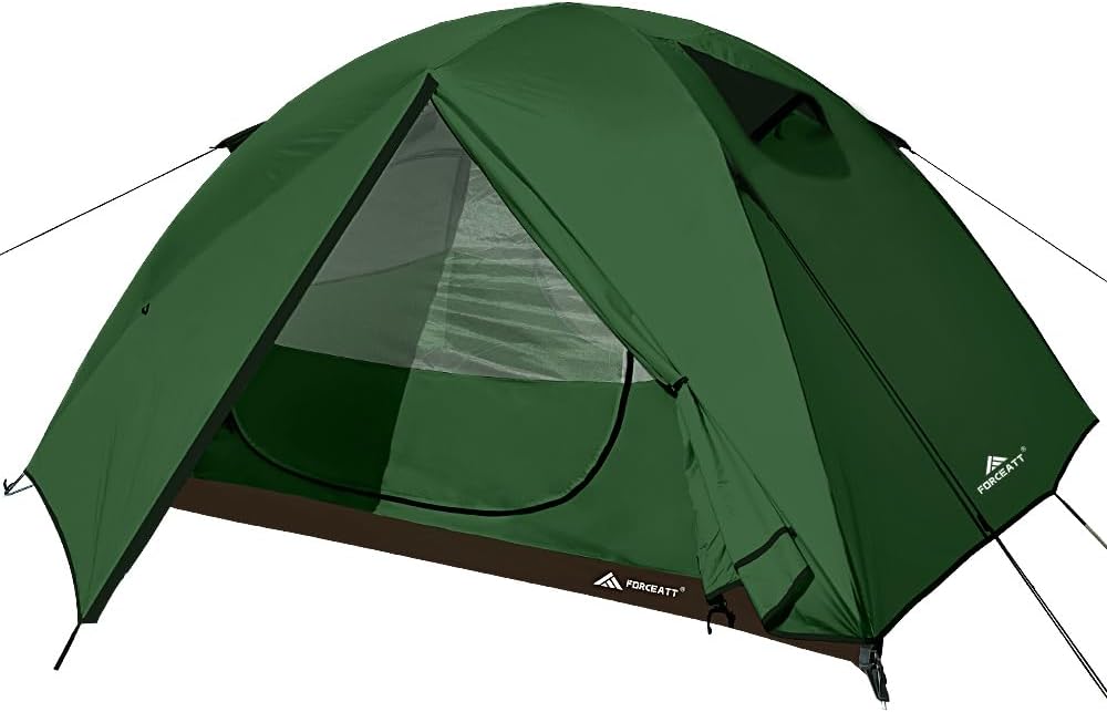 Forceatt Camping Tent for 2-4 Persons, Waterproof & Lightweight