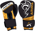Powertech Leather Boxing Gloves - Durable Real Cowhide Training Gloves