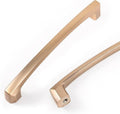 COTYKILEY 10in Champagne Copper Cabinet Handles - Solid Brass Look