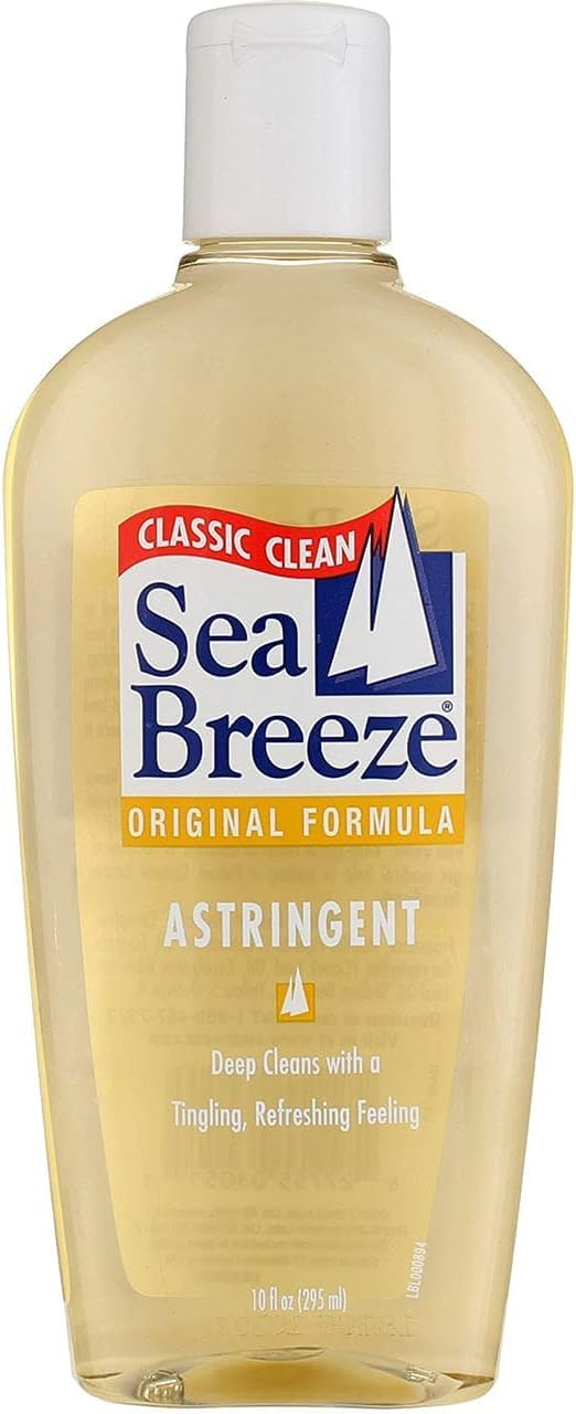 SEA Breeze Astringent Original Pack of 4 for Clear Skin Care