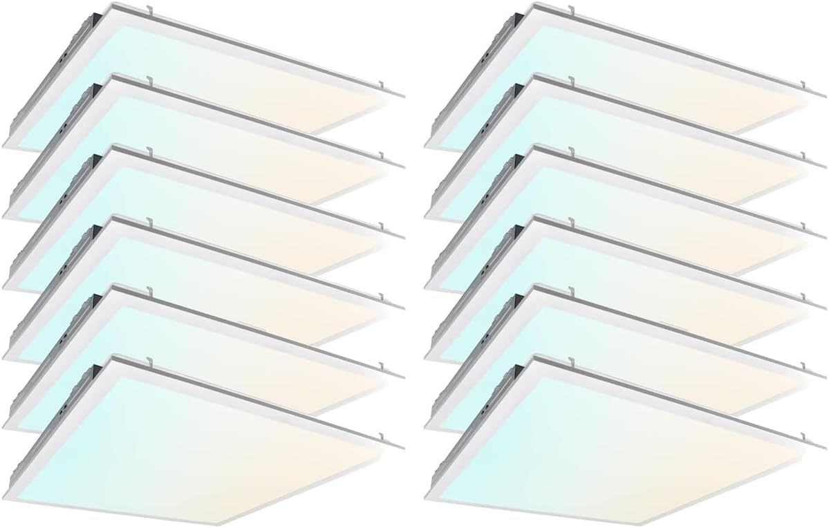 2x2 FT LED Light Flat Panel for Office, Dimmable & Adjustable