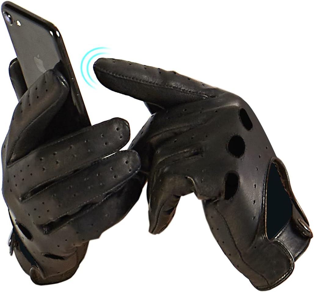 Harssidanzar Lambskin Driving Gloves: Luxury Grip