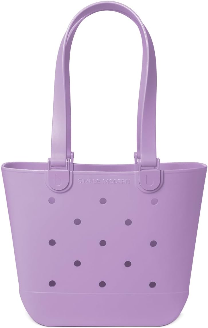 Simple Modern Medium Beach Bag - Waterproof Tote for Travel