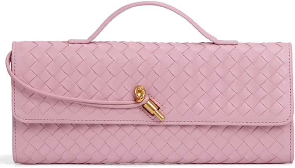 Trendy Woven Evening Clutch Purses for Women - Cute Handbag