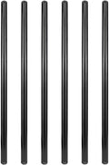 GeilSpace 1/2ft 30in Pre-Cut Black Metal Pipe 6-Pack - Industrial DIY