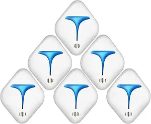 Ultrasonic Pest Repeller 6 Pack for Effective Indoor Pest Control