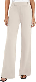 FireSwan Women's Wide Leg Dress Pants High Waisted - Office Pull On