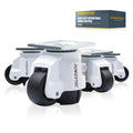 2-Inch Leveling Casters Set of 4 - Heavy Duty Retractable Casters