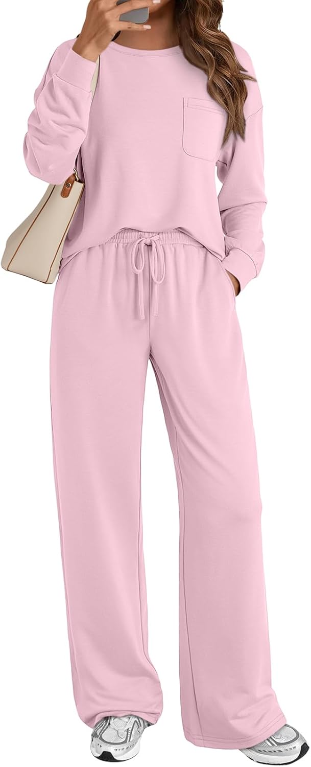 AUTOMET Womens Sweatsuits 2 Piece Lounge Matching Outfits