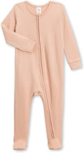 Colored Organics Baby Zip-Up Footed Sleeper - Soft Organic Cotton