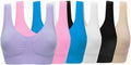 Women's Seamless Wire-Free Bra with Removable Pads - Comfortable