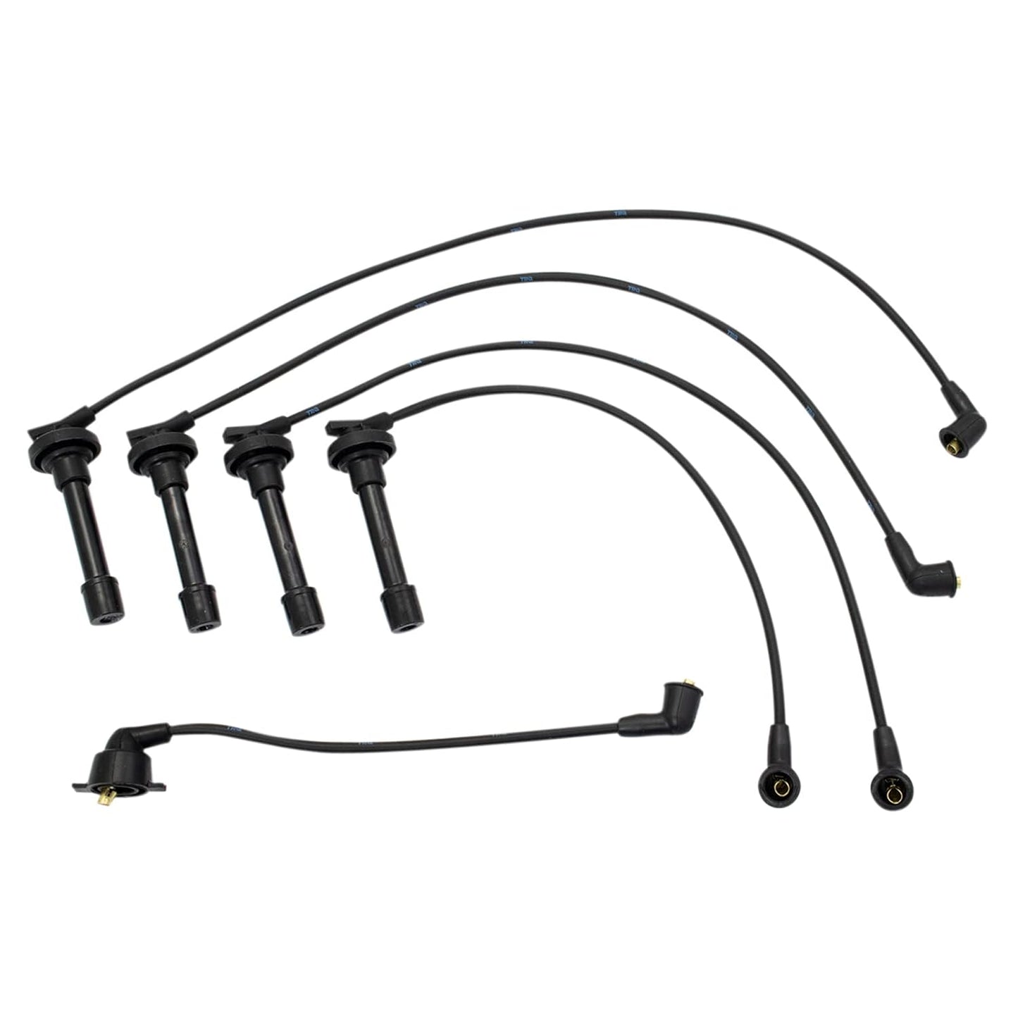 TRQ Ignition Spark Plug Wire Kit Set for Honda Isuzu 2.2L L4
