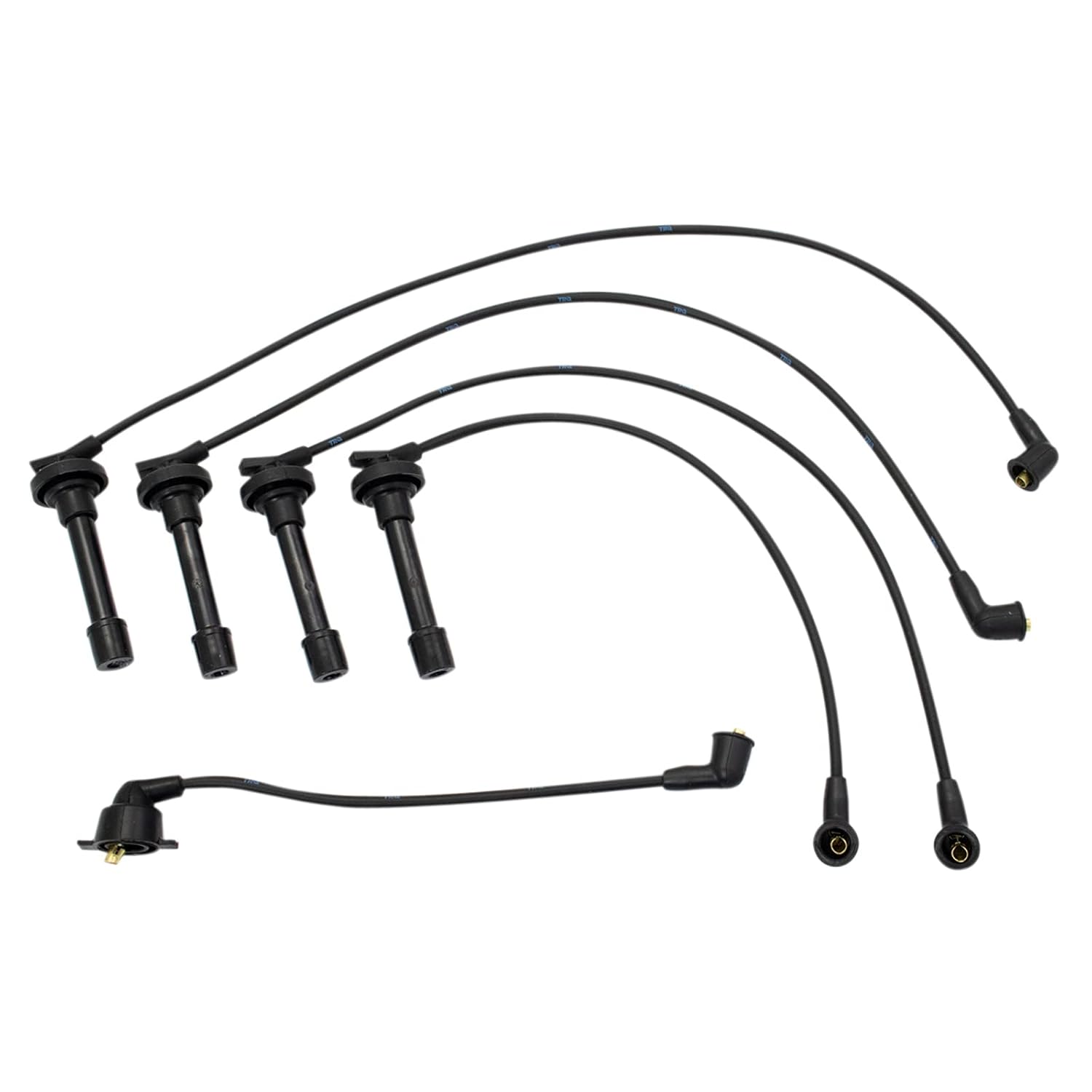 TRQ Ignition Spark Plug Wire Kit Set for Honda Isuzu 2.2L L4