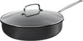 Cuisinart 12-Inch Deep Fry Pan w/Cover - Durable Nonstick Skillet