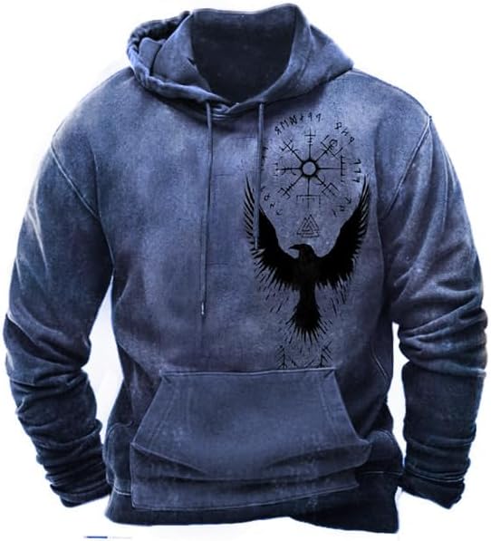 ZOCAVIA USA Flag Men's Hoodie