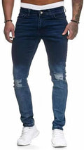 Mens Slim Fit Jeans Skinny Stretch Denim Pants - Comfortable Stretch