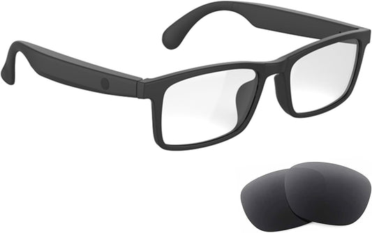Bluetooth Smart Glasses: Anti-Blue Light, UV400 Polarized, Clear Calls