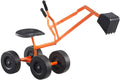 Ride On Sand Digger Excavator Toy with 8in Wheels and 360 Seat