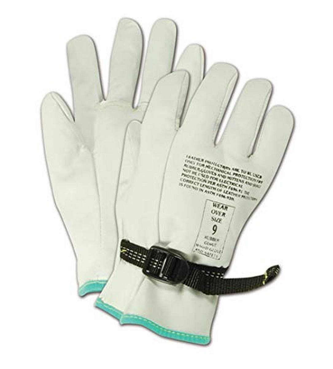 MAGID PowerMaster Leather Linesmen Protector Gloves for Safety