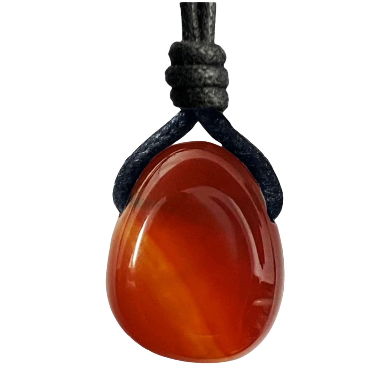 Carnelian Pendant Necklace for Men and Women - Healing Energy Jewelry