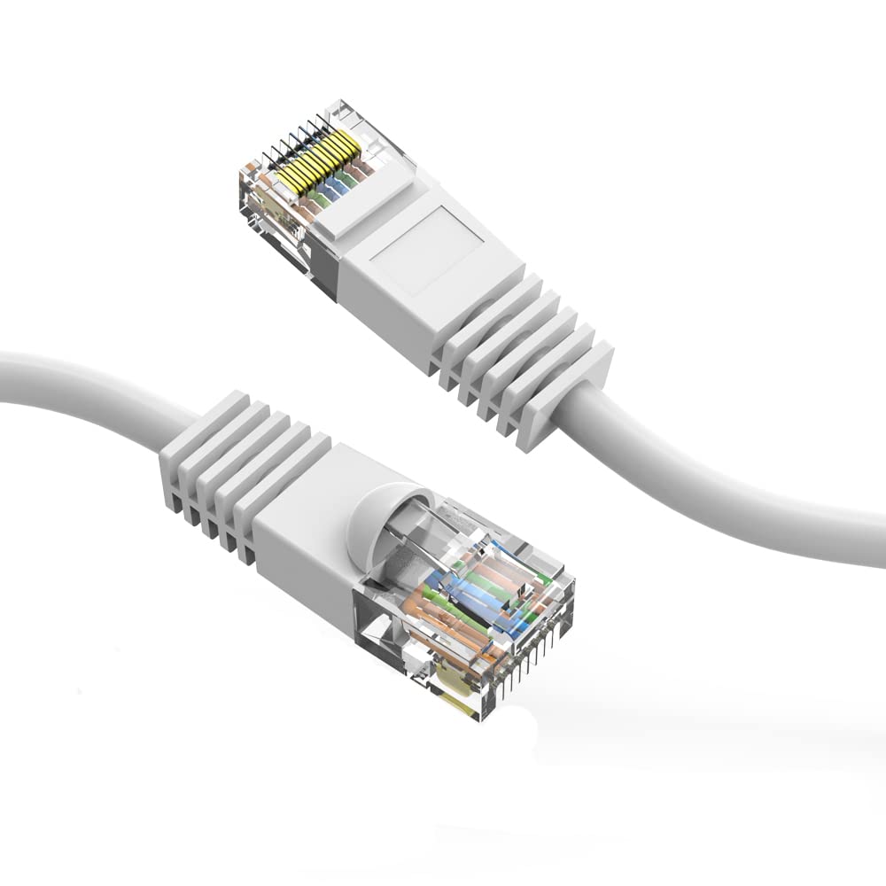 High Performance Cat5e Ethernet Patch Cable 150ft White
