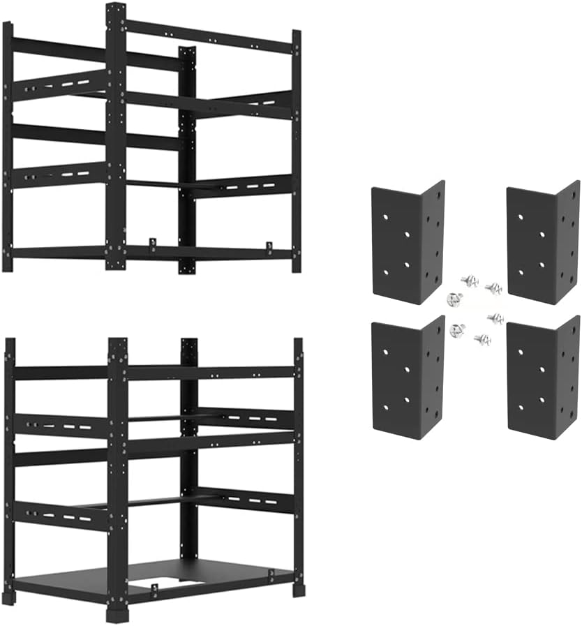 The Sluice V.2 12 GPU Mining Rig Frame for Optimal Performance