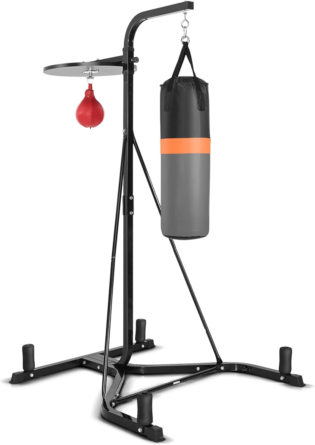 SPORFIT 2-in-1 Boxing Stand: Height Adjustable & Sturdy!