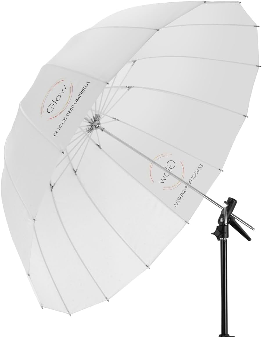 Glow Easy Lock X-Large Deep Translucent Fiberglass Umbrella