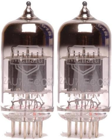 12AU7 Matched Pair Tubes for Exceptional Sound Quality