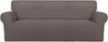 PureFit Super Stretch Sofa Slipcover Oversized Taupe - Stays Put