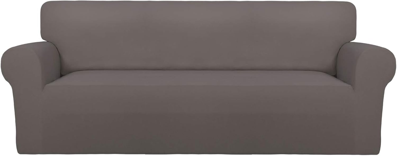 PureFit Super Stretch Sofa Slipcover for Oversized Sofas, Taupe