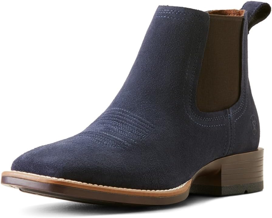 Ariat Men's Booker Ultra Black Square Toe Boot for Comfort