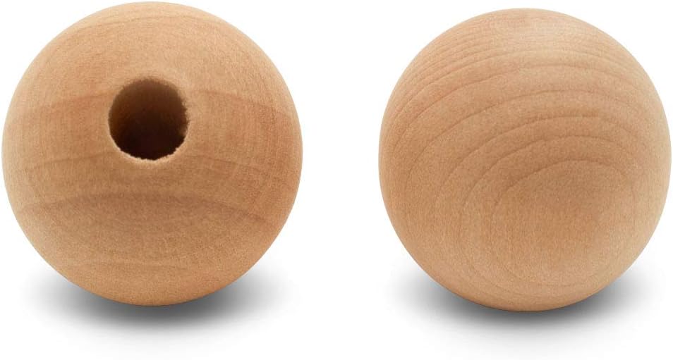 Wood Dowel Caps 1 Inch Diameter for Crafts and DIY Projects