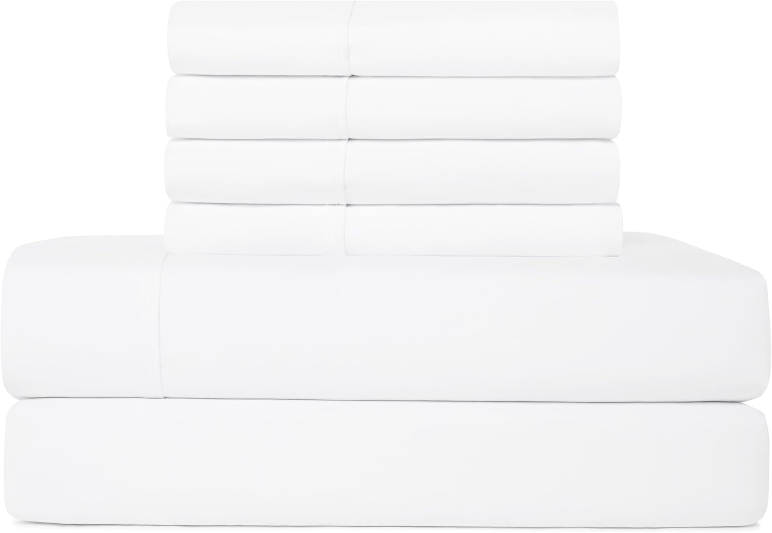 King Sheets Set 6 Piece Cooling Bed Sheets for Comfort
