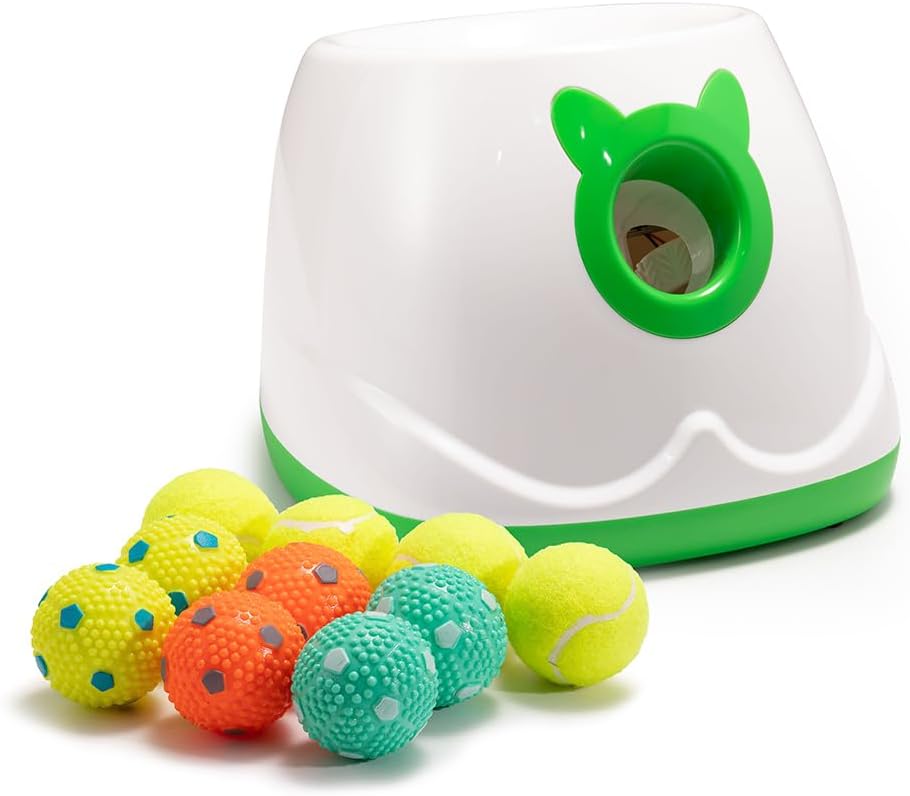 Automatic Ball Launcher for Dogs - Interactive Fetch Toy Fun