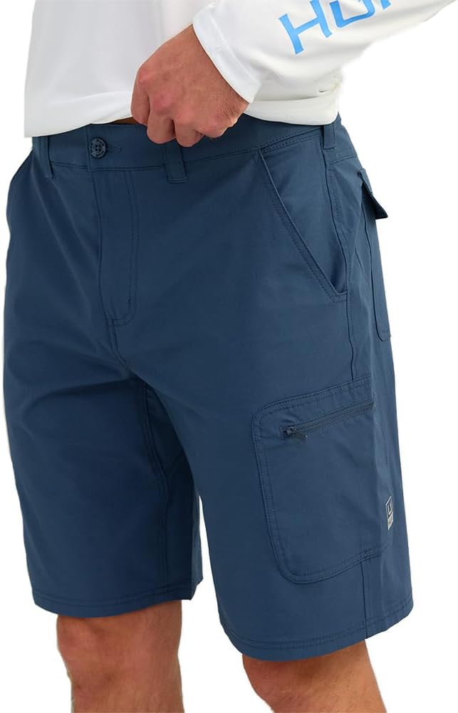 HUK Mens Next Level 10.5in Short for Ultimate Fishing Comfort